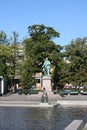Statue of Henrik Wergeland Oslo Royalty Free Stock Photo