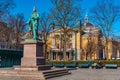 Statue of Henrik Wergeland in Oslo, Norway