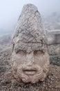 Statue of Heracles on the top of Nemrut mount, Turkey Royalty Free Stock Photo
