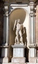 Statue of Hercules at the facade of the Ducal Palace of Modena Royalty Free Stock Photo