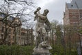 Statue Hercules And The Hydra At Amsterdam The Netherlands 6-4-2022