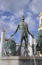 Statue of Hercules, Plaza del Socorro, Ronda, MÃÂ¡laga, Andalusia