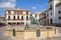Statue of Hercules with two lions, Plaza del Socorro, Ronda, Spain