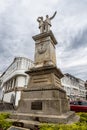 Statue of the Hermanos Garcia Naveira brothers at Betanzos, Coruna, Galicia, Spain