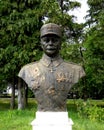 Statue of an hero in Marasesti, memorial from the WWI