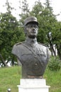 Statue of an hero in Marasesti, memorial from the WWI