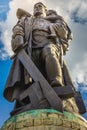 Statue of the heroic Soldier Liberator in Soviet War Memorial, Berlin, germany