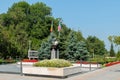 The statue of Heydar Aliyev Royalty Free Stock Photo