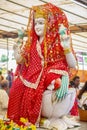 Statue of Hindu Deity at Ganga Talao