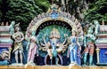 Statue of Hindu God in Batu caves Indian Temple, Kuala Lumpur, Malaysia. Royalty Free Stock Photo