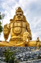 The statue of Hindu god Lord Shiva at Koneswaram Temple in Trincomalee, Sri Lanka Royalty Free Stock Photo