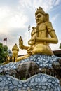 The statue of Hindu god Lord Shiva at Koneswaram Temple in Trincomalee, Sri Lanka Royalty Free Stock Photo