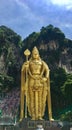Statue of Hindu god muruga in batu caves, Kuala Lumpur