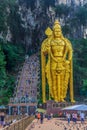 Statue of Hindu God Murugan at Batu Caves