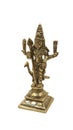 statue of hindu god of war karthikeya with a spear weapon