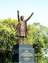 Statue of Hindu hrudaya samrat Balasaheb Thakre Royalty Free Stock Photo