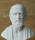 Statue of Hippocrates,ancient greek physician. Royalty Free Stock Photo