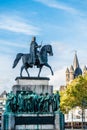 Statue on the Hohenzollern bridge