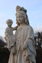 Statue of Holy Mary with her little Son