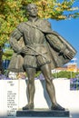 statue in honor of the tenor TomÃ¡s Alcaide placed in a street in the center of the Alentejo town of Estremoz.