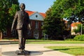 A statue honors James Meredith, on the campus the University of Mississippi Royalty Free Stock Photo