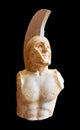 Statue of a hoplite known as Leonidas found in ancient Sparta, 480 B.C.