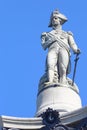 Statue of Horatio Nelson in Trafalgar Square, London