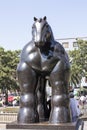 The statue 'horse'.