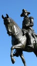 Statue of horse and rider Royalty Free Stock Photo
