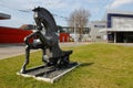 Statue of a horse - symbol of the city