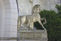 statue of a horse in Warsaw Royalty Free Stock Photo