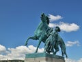 Statue of the horseherd in Buda Castle