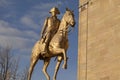 Statue of a horseman