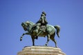 A statue of a horseman in Rome Royalty Free Stock Photo