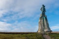 Statue of Hubert Latham, pioneering aviation