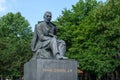 Statue of Hviezdoslav at Hviezdoslav Square in Bratislava, Slovakia Royalty Free Stock Photo