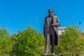 Statue of Ibrahim Rugova in Prishtina, Kosovo