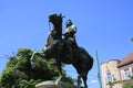 Statue of II Rakoczi Ferenc in Szeged, Hungary, Csongrad region Royalty Free Stock Photo