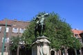 Statue of II Rakoczi Ferenc in Szeged, Hungary, Csongrad region Royalty Free Stock Photo