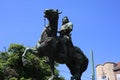 Statue of II Rakoczi Ferenc in Szeged, Hungary, Csongrad region Royalty Free Stock Photo