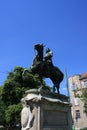 Statue of II Rakoczi Ferenc in Szeged, Hungary, Csongrad region Royalty Free Stock Photo