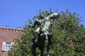 Statue of II Rakoczi Ferenc in Szeged, Hungary, Csongrad region Royalty Free Stock Photo