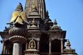 Statue image Hanuman guarding in Patan Durbar Square