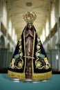 Image of Our Lady of Aparecida - Statue of the image of Our Lady of Aparecida Royalty Free Stock Photo