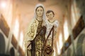 Statue of the image of Our Lady of Carmel and Baby Jesus - Nossa Senhora do Carmo