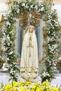 Statue of the image of Our Lady of Fatima