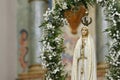 Statue of the image of Our Lady of Fatima Royalty Free Stock Photo