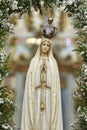 Statue of the image of Our Lady of Fatima Royalty Free Stock Photo