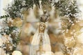 Statue of the image of Our Lady of Fatima Royalty Free Stock Photo