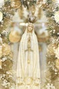 Statue of the image of Our Lady of Fatima Royalty Free Stock Photo